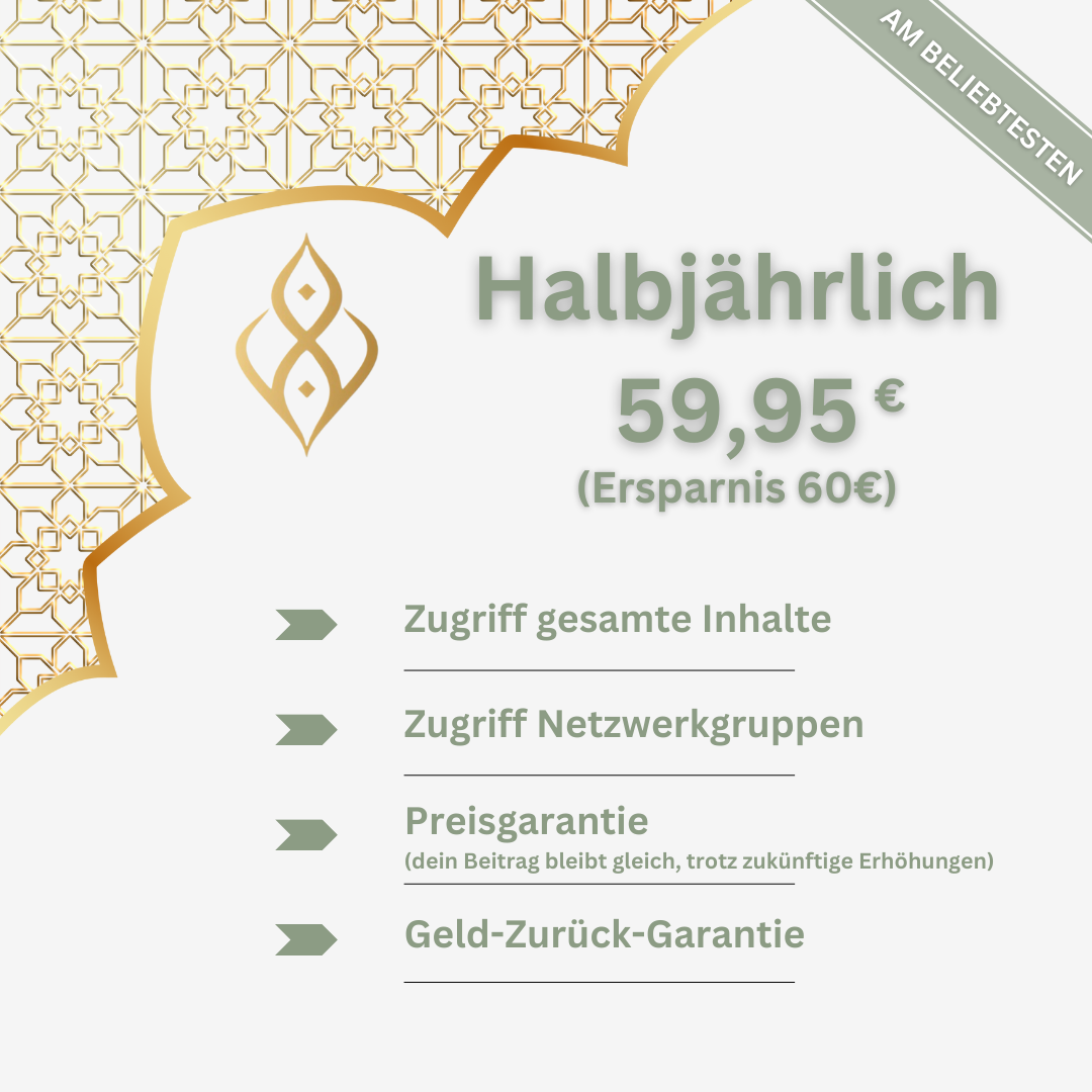 DeenUnity exklusiv Zugang - Halbjährlich